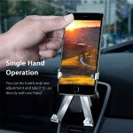 Wholesale X Clip Air Vent Car Mount Holder for Phone KIK211 (Luxury Gold)